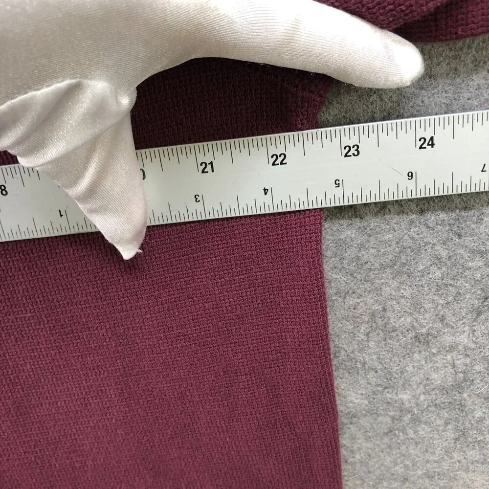 Banana Republic Crewneck Sweater Mens L Burgundy Red Cotton Blend Pullover‎